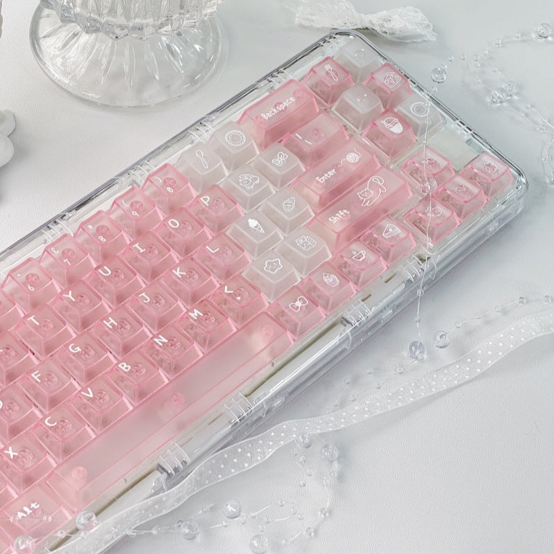Quartz Clear Keycap Set