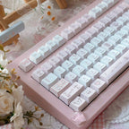 Blush Cherub Tea Salon Keycap Set