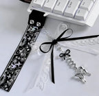 Black Ribbon Keyboard Strap