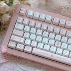 Blush Cherub Tea Salon Keycap Set