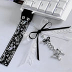 Black Ribbon Keyboard Strap