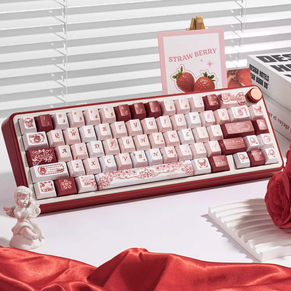 Crimson Rosecourt Keycap Set