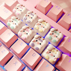 Strawberry Milk Artisan Keycap