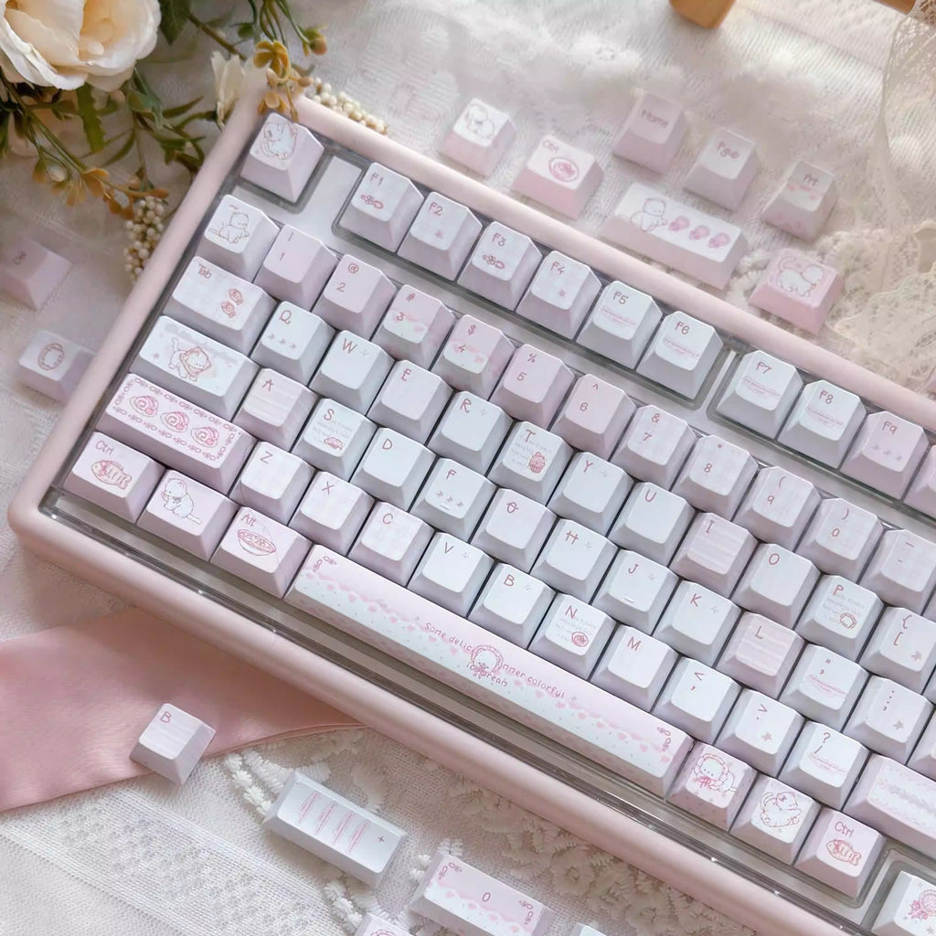 Pink Meow Porcelain Atelier Keycap Set