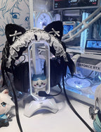 Cat Lace Headphone Decor