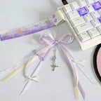 Purple Ribbon Keyboard Strap