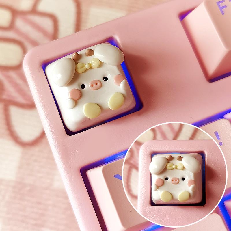 Strawberry Milk Artisan Keycap