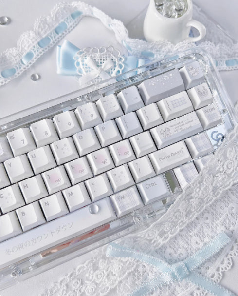 Winter Pearl Boudoir Keycap Set