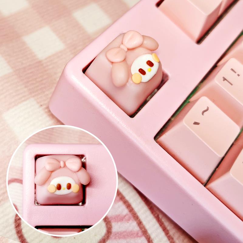 Strawberry Milk Artisan Keycap