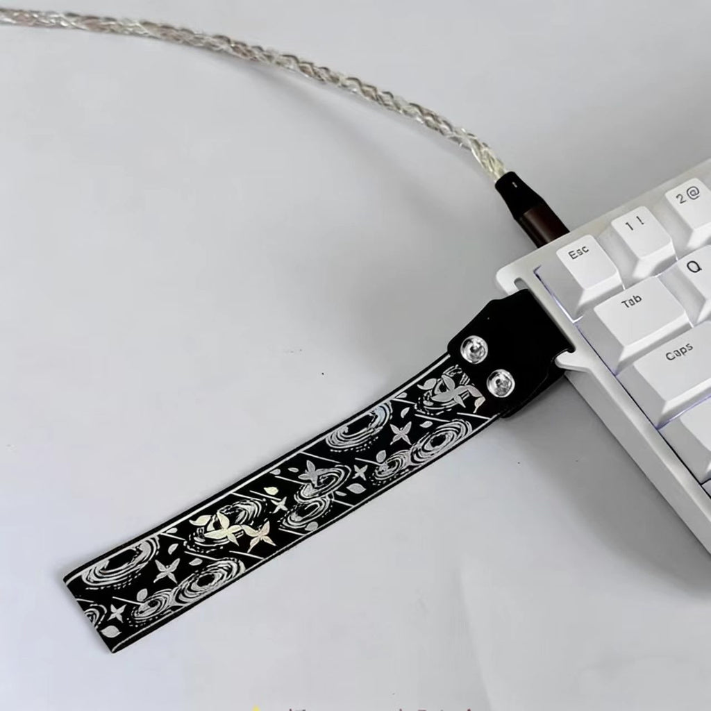 Black Ribbon Keyboard Strap