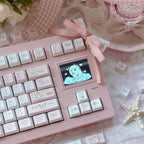 Blush Cherub Tea Salon Keycap Set