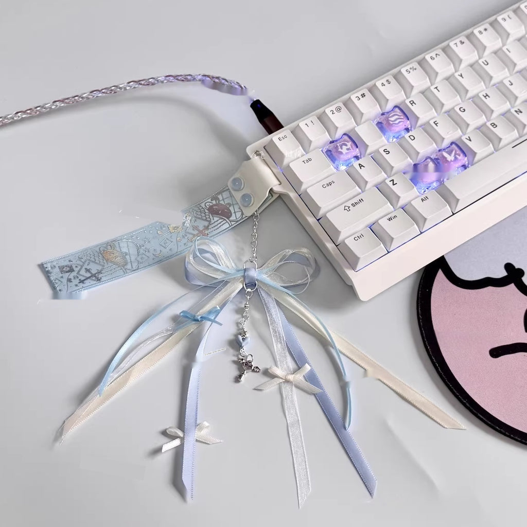 Blue Ribbon Keyboard Strap