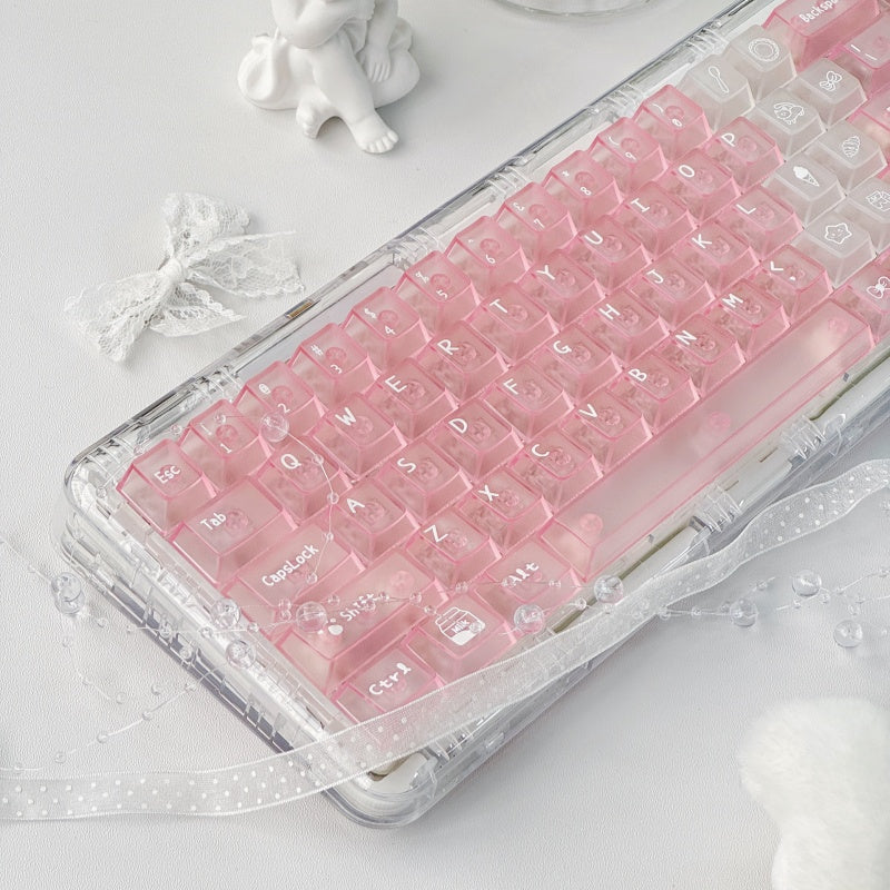 Quartz Clear Keycap Set