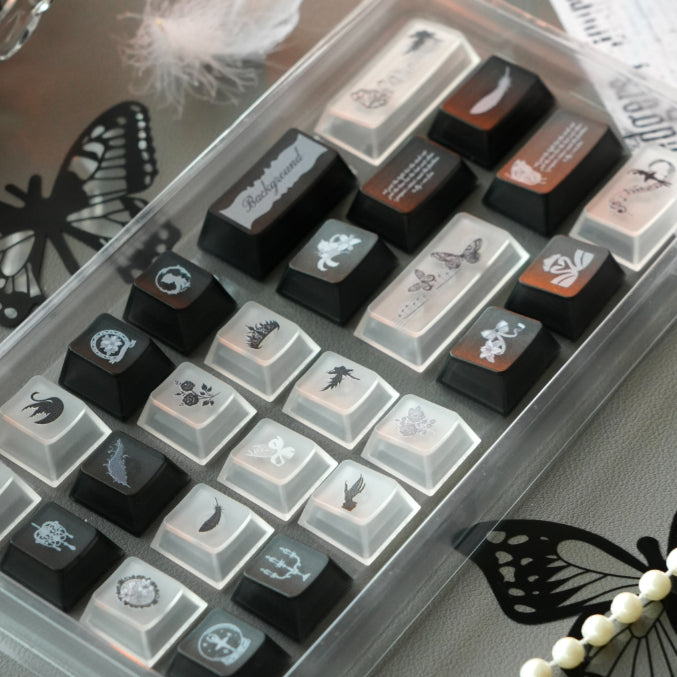 Dance of the Black Swan Keycap Set