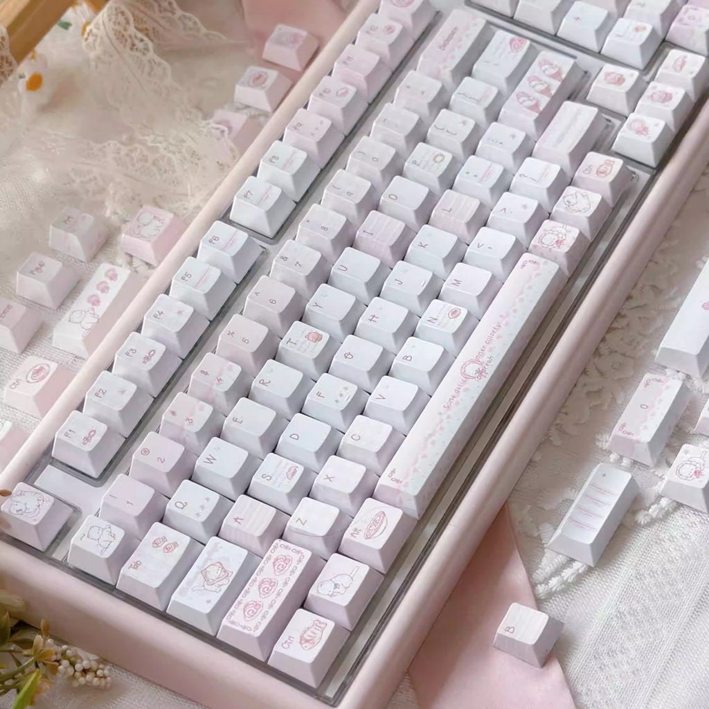 Pink Meow Porcelain Atelier Keycap Set