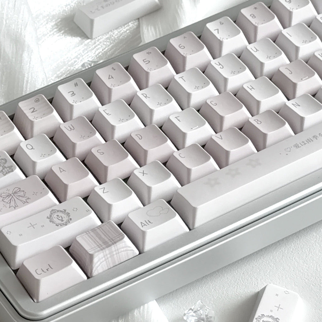 Moonstone Silk Keycap Set