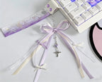 Purple Ribbon Keyboard Strap