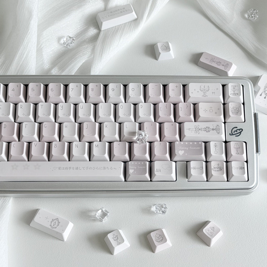 Moonstone Silk Keycap Set