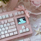 Blush Cherub Tea Salon Keycap Set