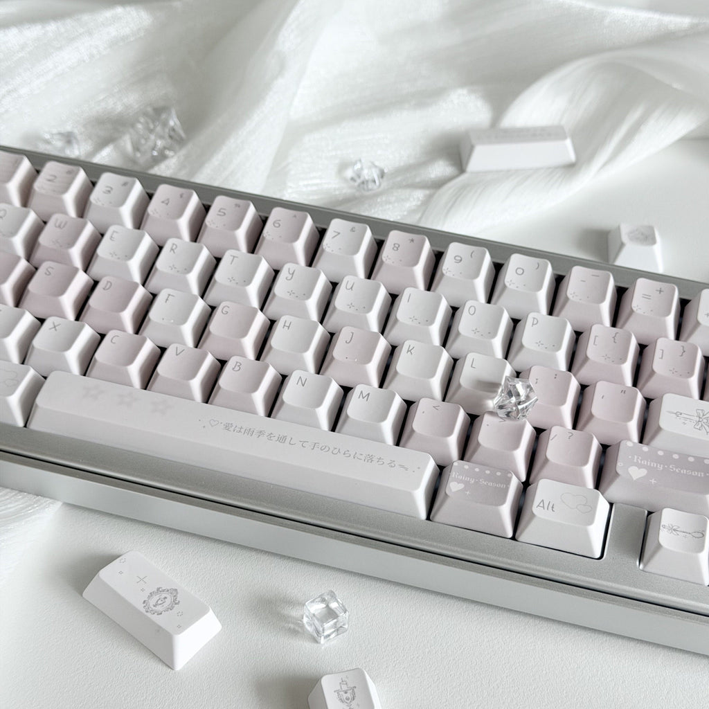 Moonstone Silk Keycap Set