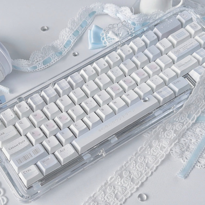 Winter Pearl Boudoir Keycap Set