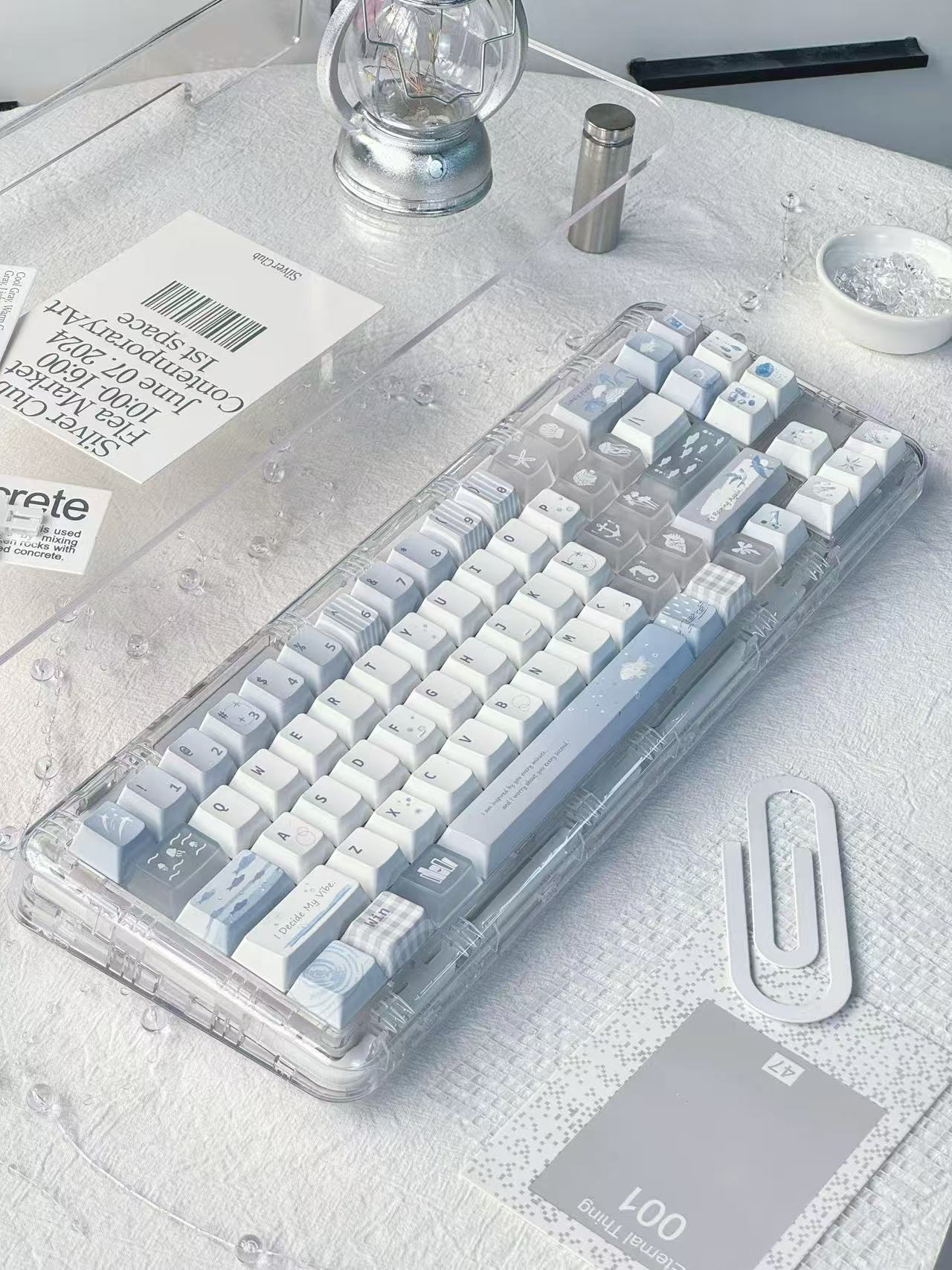 Seabreeze Pearl Full and Partial Keycap Set
