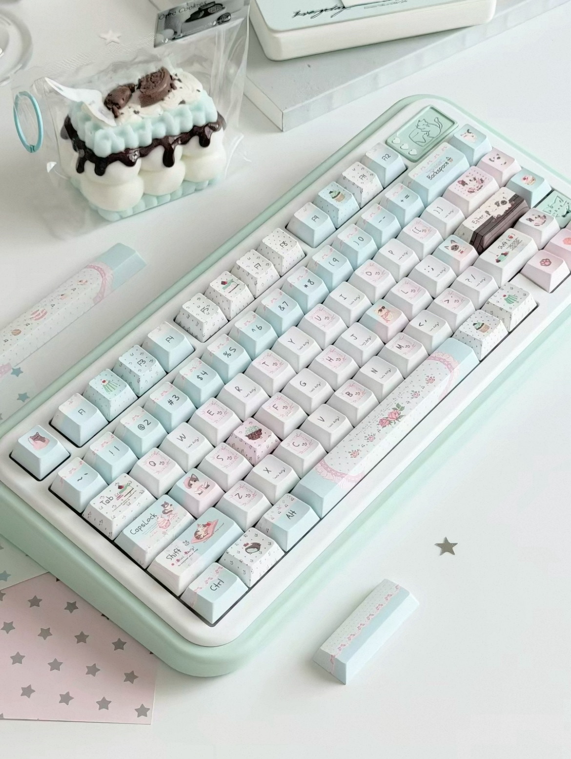 Sweetie Cat Bakery Keycap Set