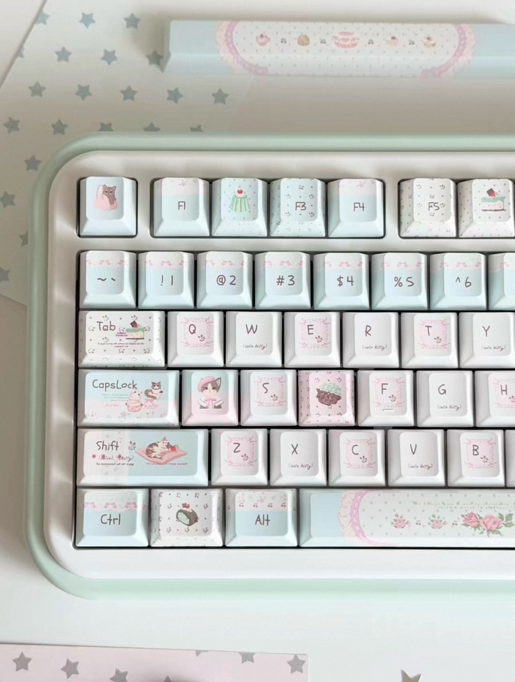 Sweetie Cat Bakery Keycap Set