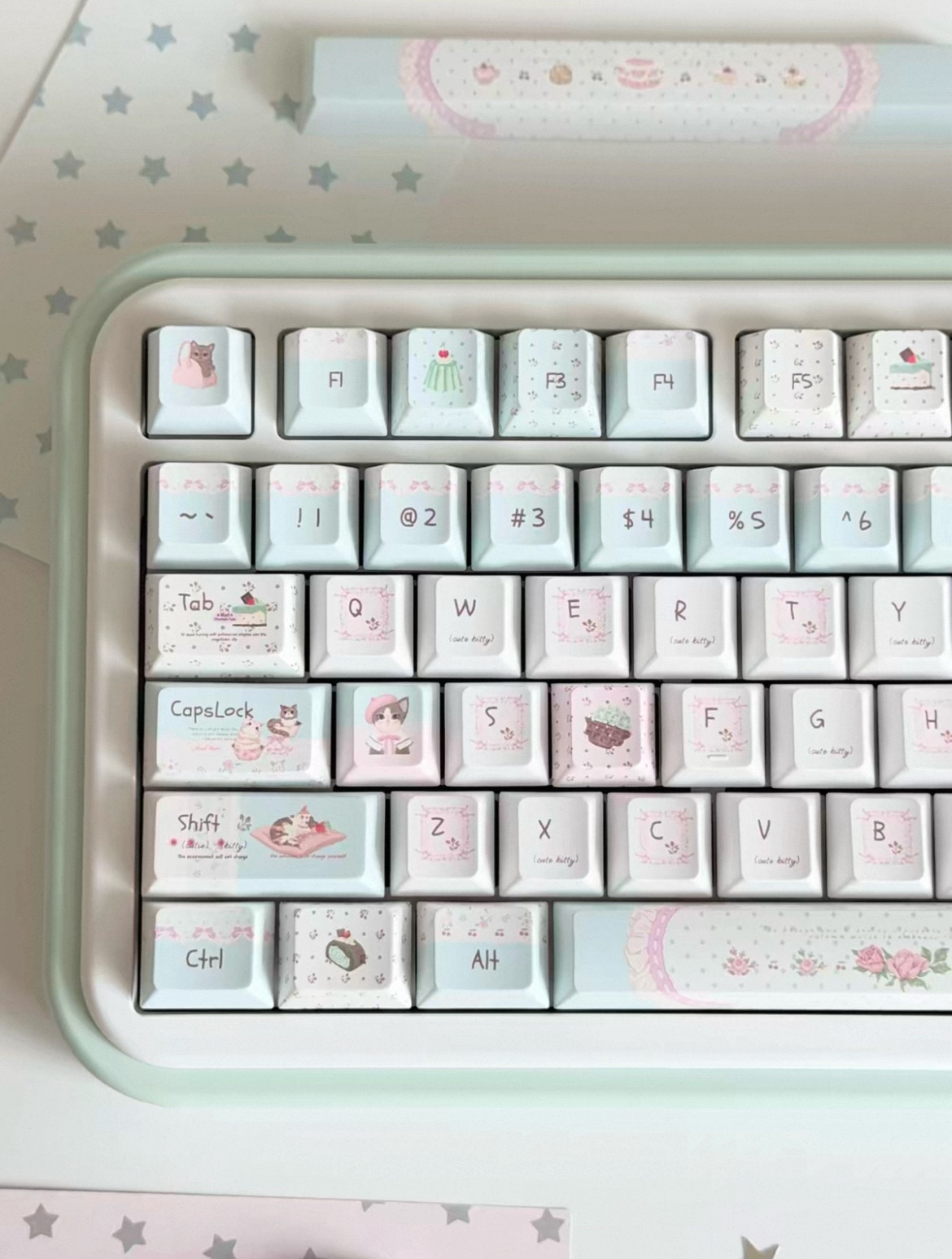 Sweetie Cat Bakery Keycap Set