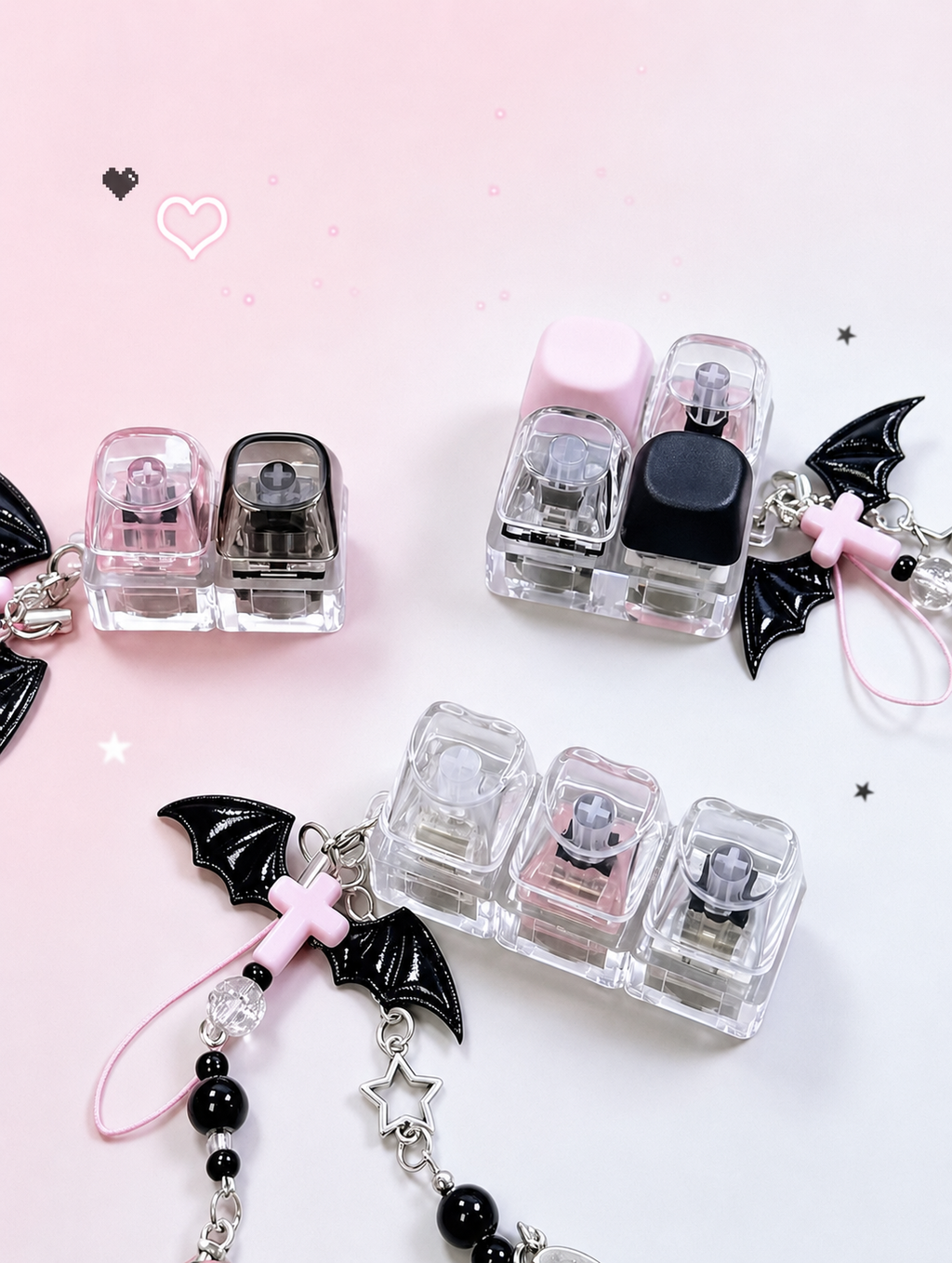 Demon Sweetheart Keyboard Fidget